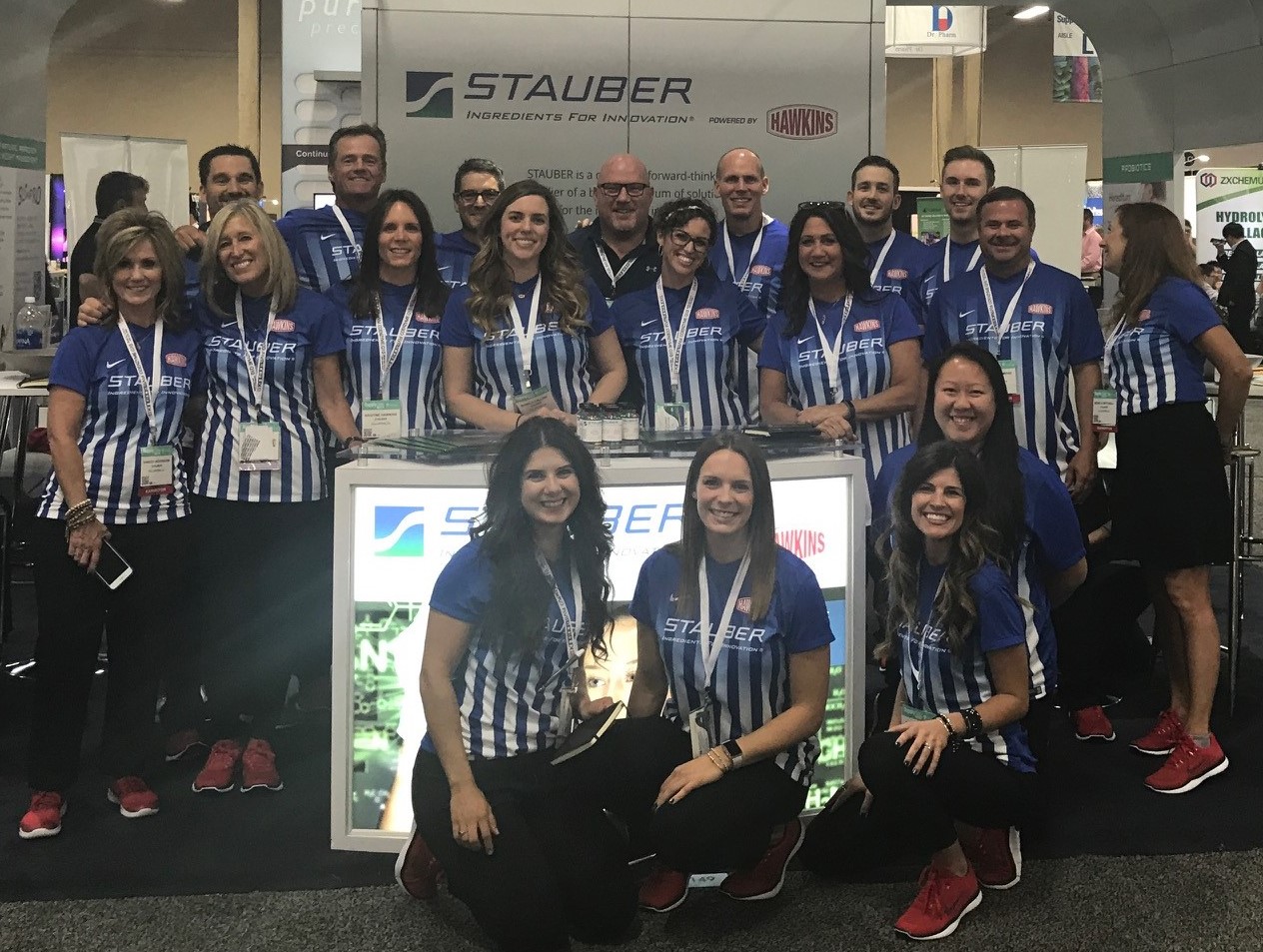 SSW 2017 Full Team Showcasing STAUBER Ingredients
