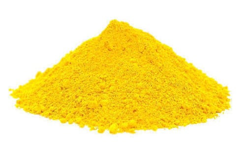 pile of golden powder