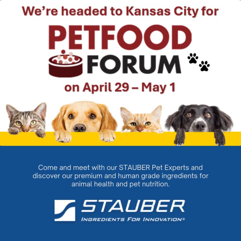 Stauber Heads to Petfood Forum 2024 in Kansas City StauberUSA